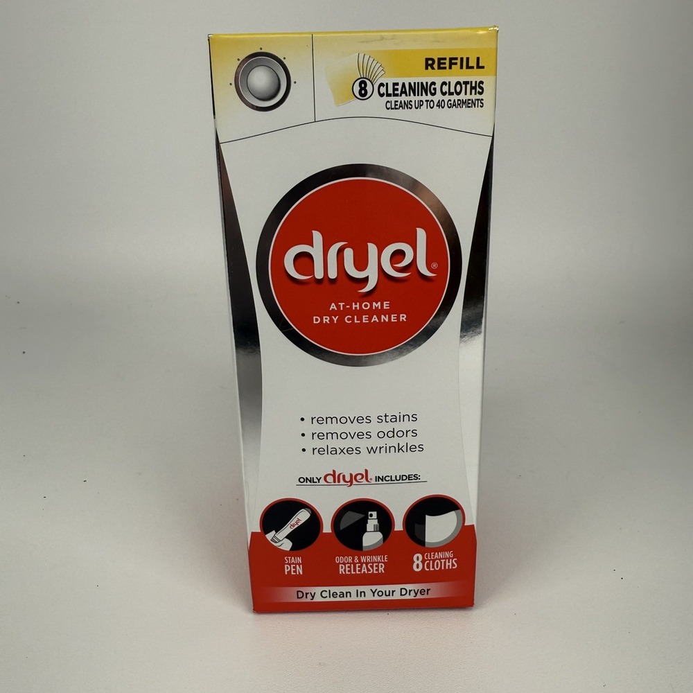 Dryel CRB-01126 Home Dry Cleaner Refill Kit -‎ 8 Load